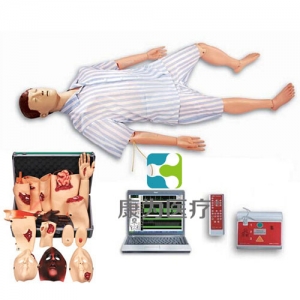 “康為醫療”高級綜合急救護理訓練模擬人（AED、CPR、護理、創傷四合一）